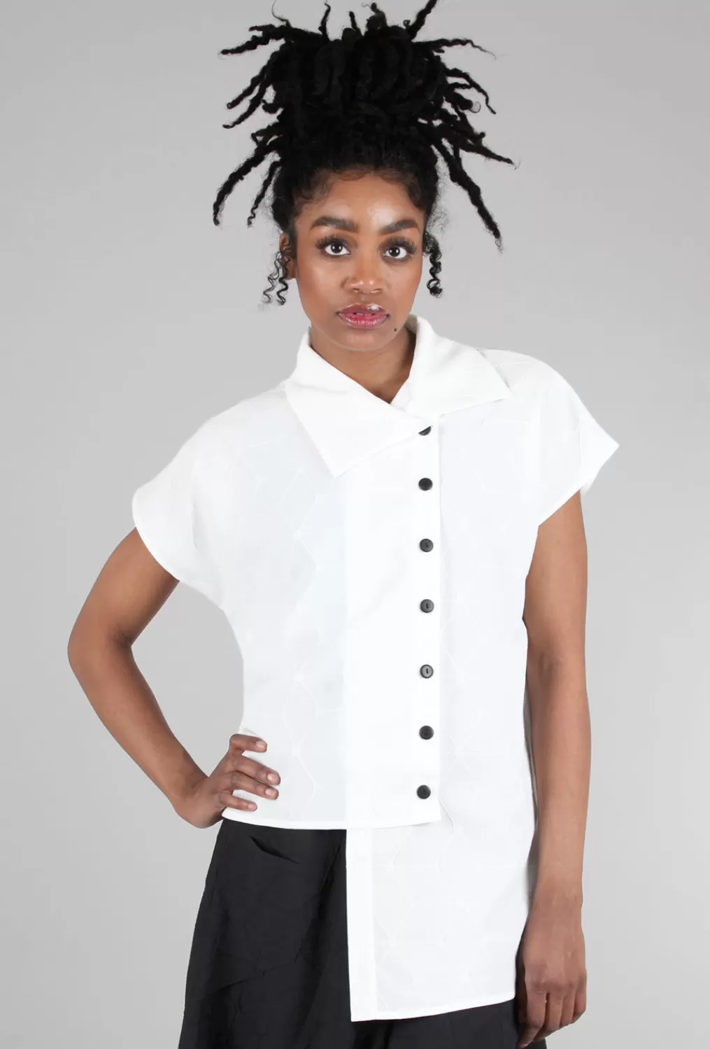 Sale Evie Lou Abbylara Blouse, Off-White