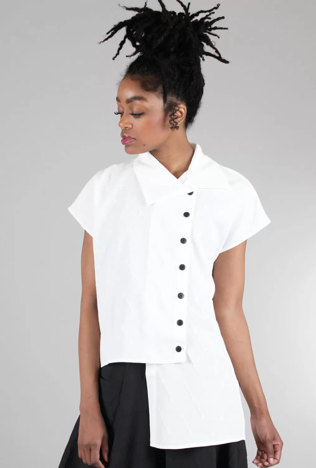 Sale Evie Lou Abbylara Blouse, Off-White