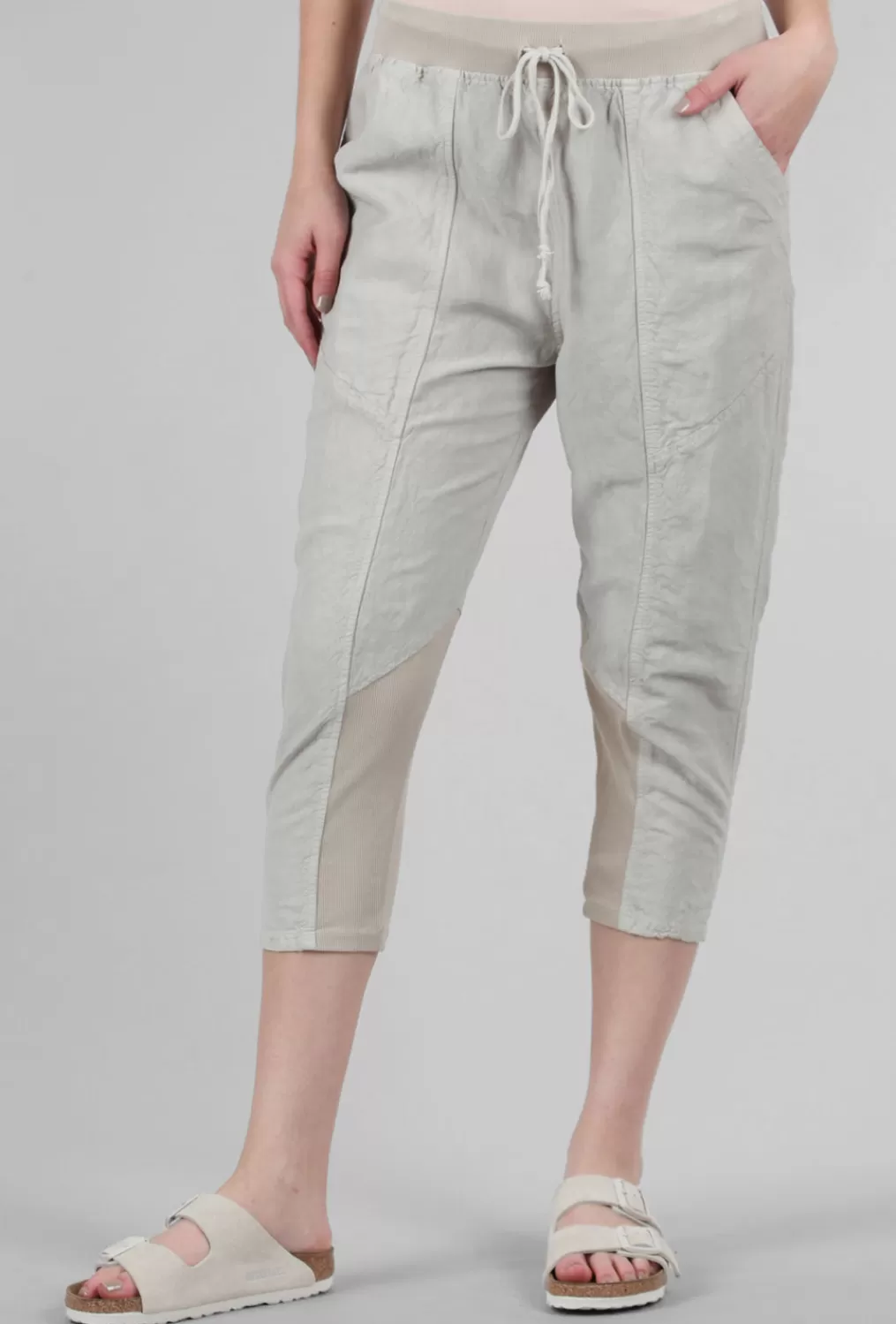 New Evie Lou Amphora Pant, Light Gray