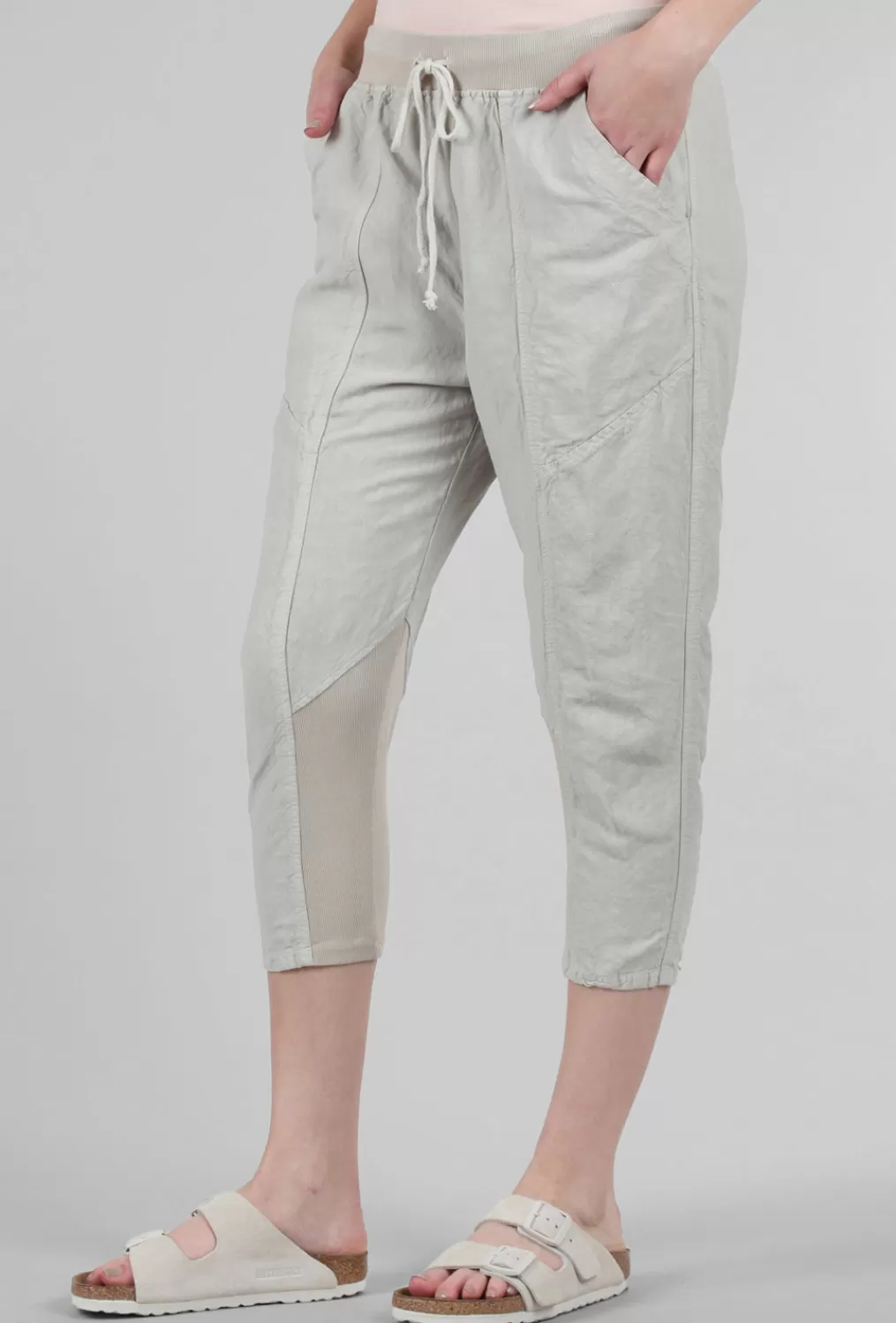 New Evie Lou Amphora Pant, Light Gray