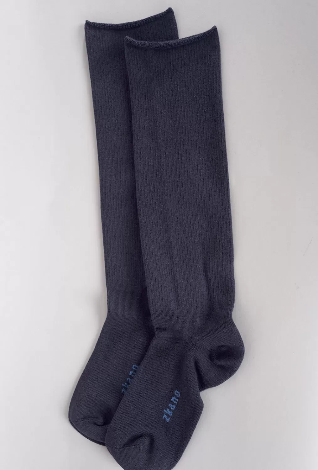 Online Evie Lou Annabel Socks, Solid Indigo