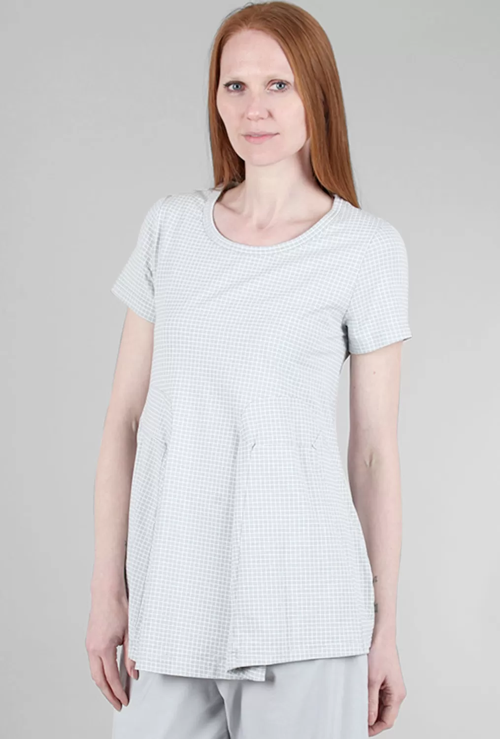 Online Evie Lou Arc Seam Tee, Ice