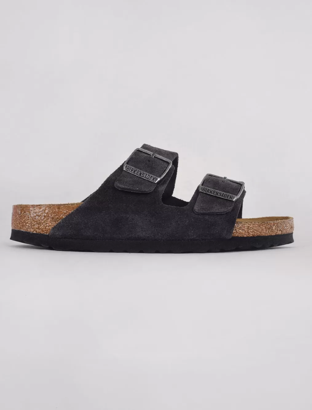 Fashion Evie Lou Arizona Soft Bed Sandal, Velvet Gray