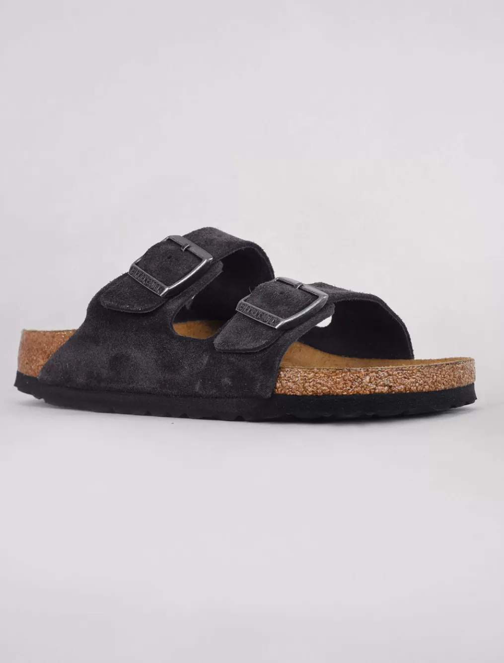 Fashion Evie Lou Arizona Soft Bed Sandal, Velvet Gray