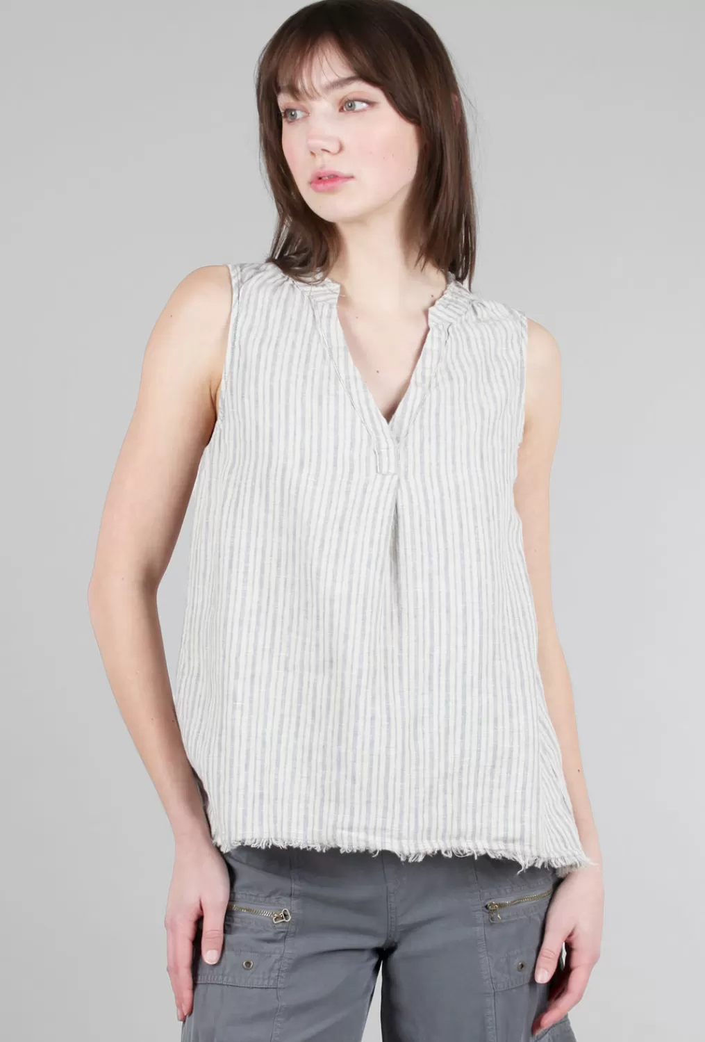 Clearance Evie Lou Arquette Tank, Oatmeal