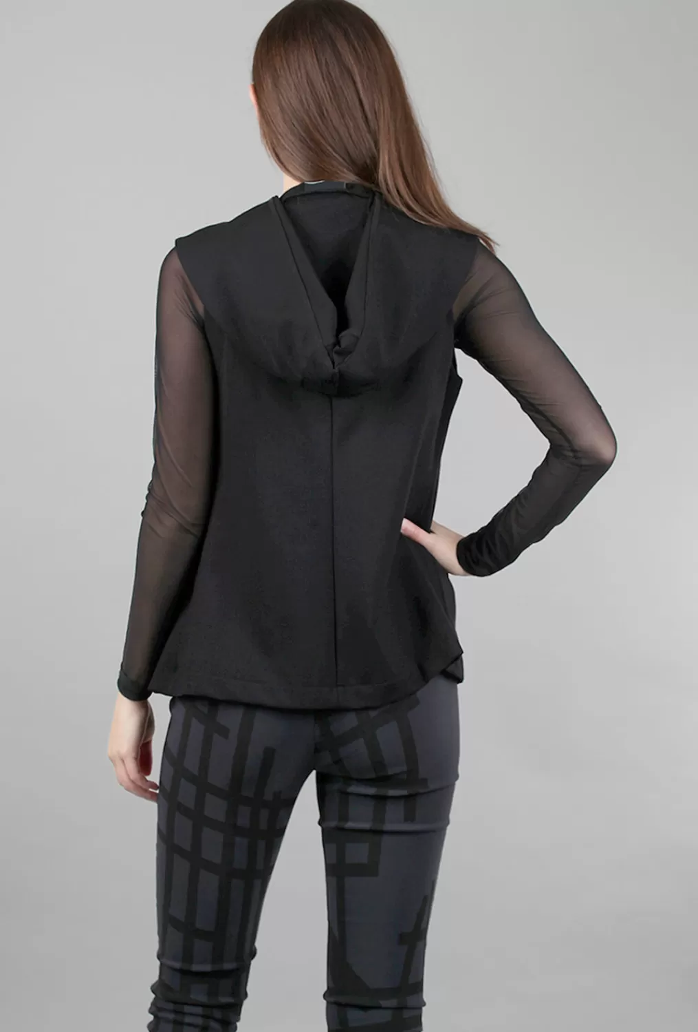 Fashion Evie Lou Astoria Ponte Vest, Black