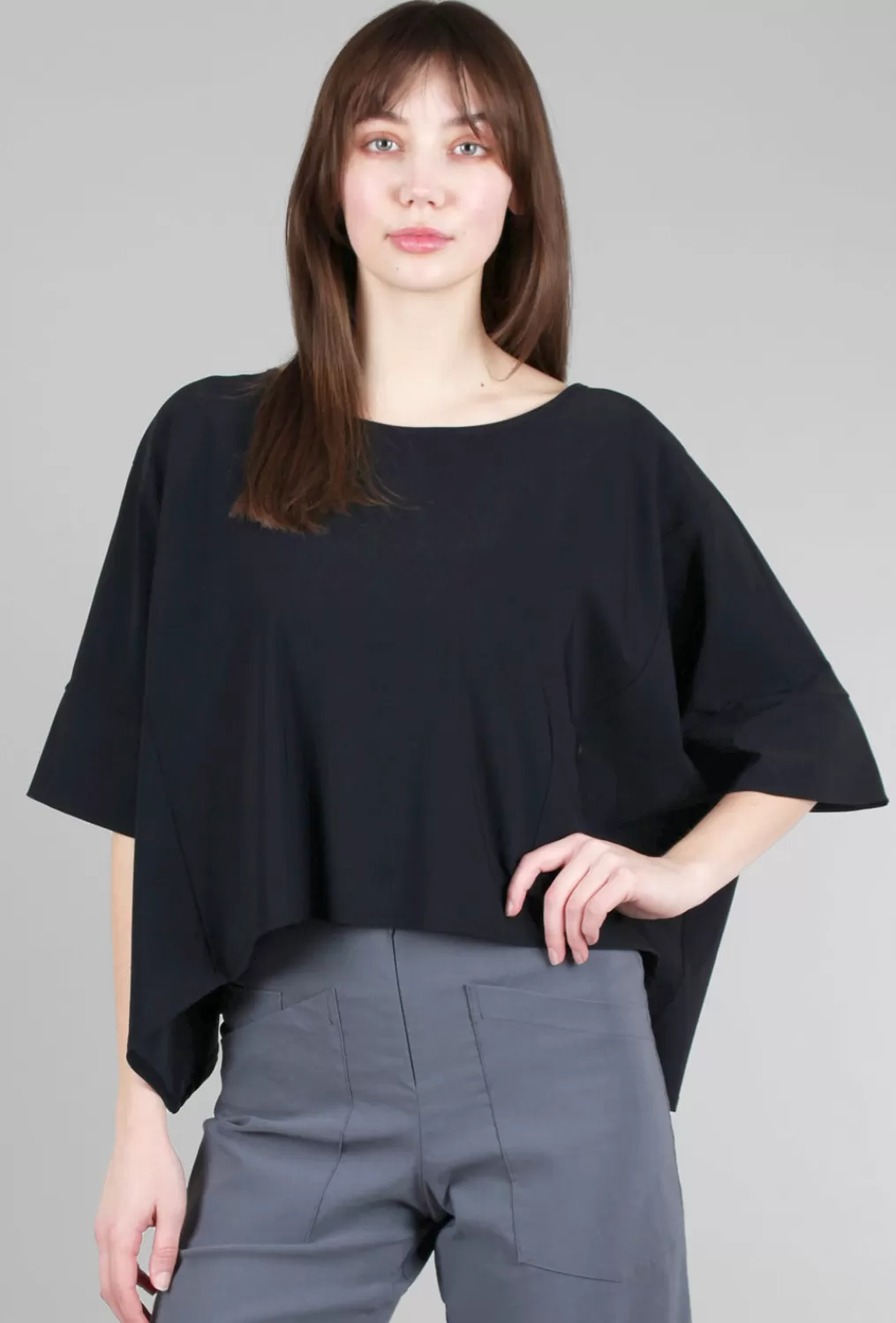 Shop Evie Lou Bari Top, Black