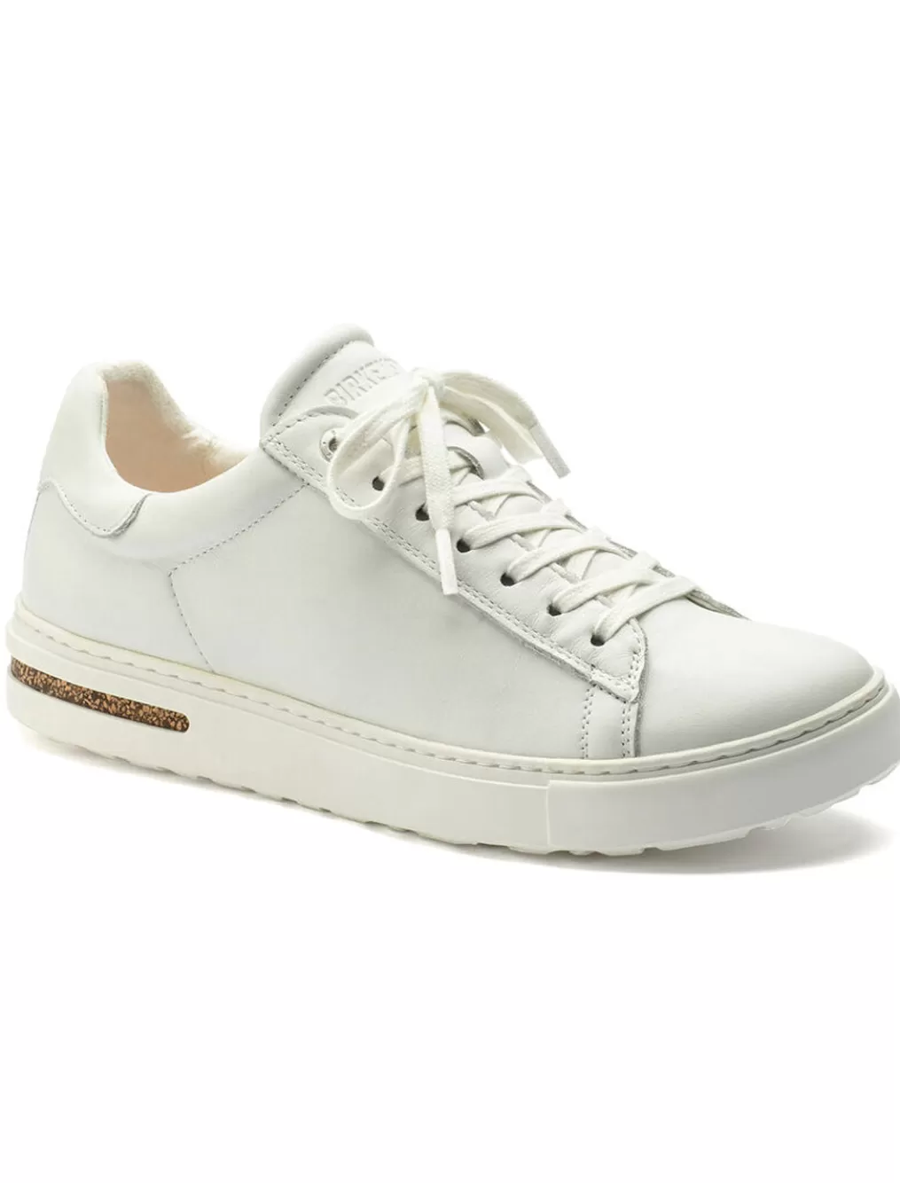 Outlet Evie Lou Bend Leather Sneaker, White