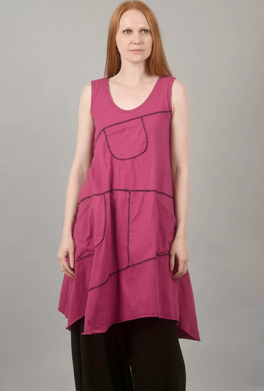 Hot Evie Lou Benito Dress, Raspberry