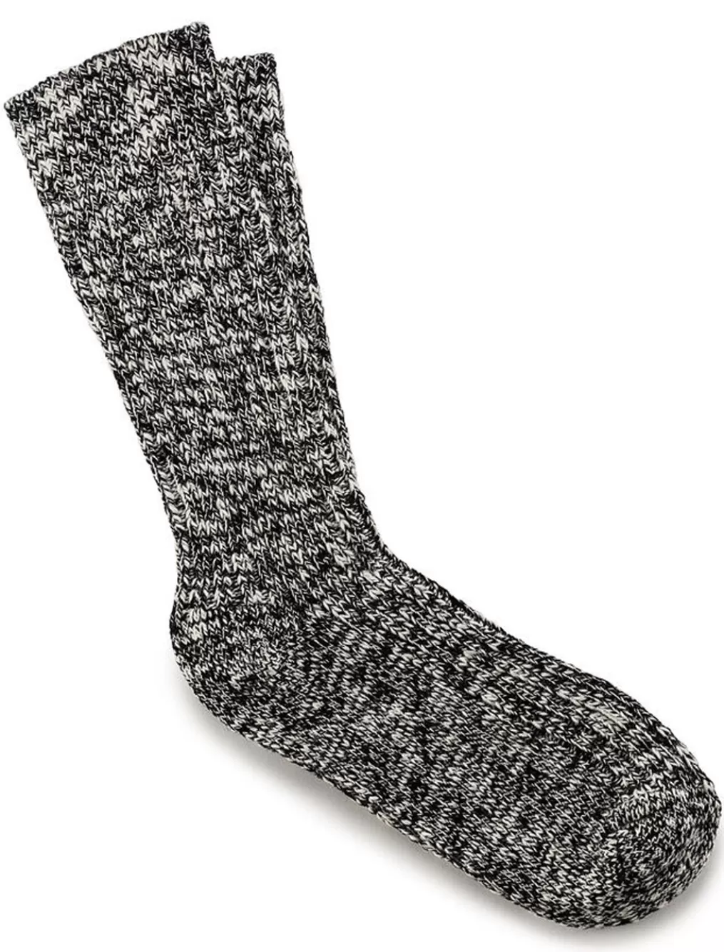 Cheap Evie Lou Birk Cotton Slub Sock, Black