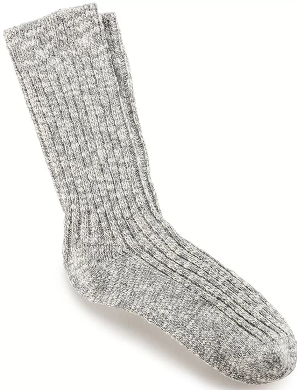 Outlet Evie Lou Birk Cotton Slub Sock, Gray