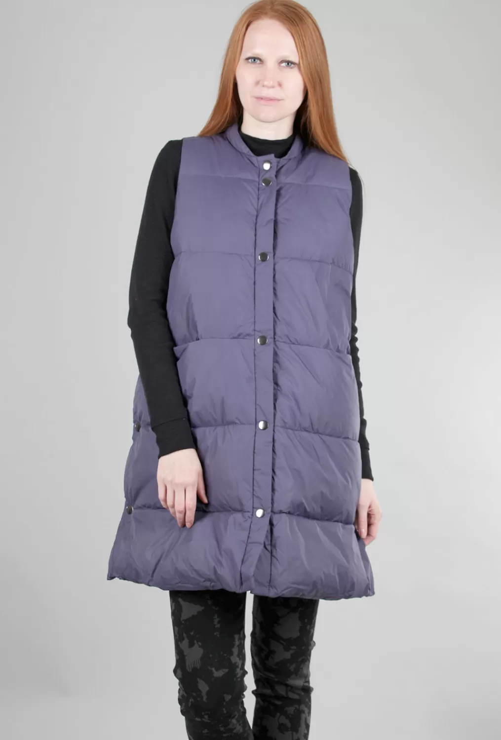 New Evie Lou Bkr Puffer Vest, Blueberry