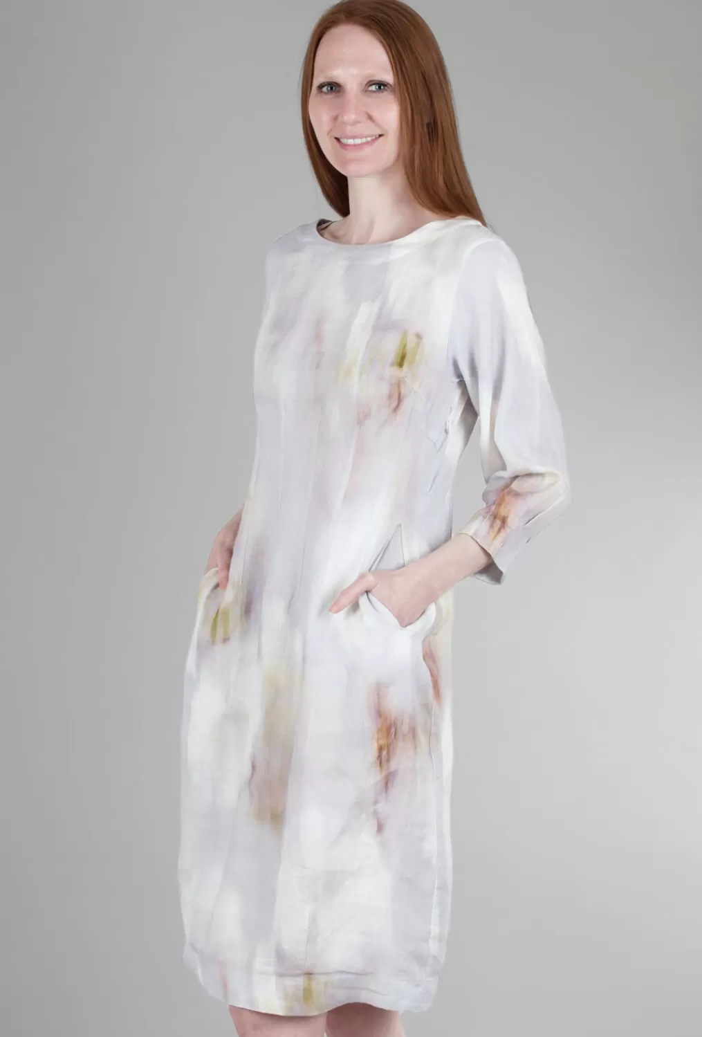 Best Evie Lou Blurry Bloom Dress, Ivory