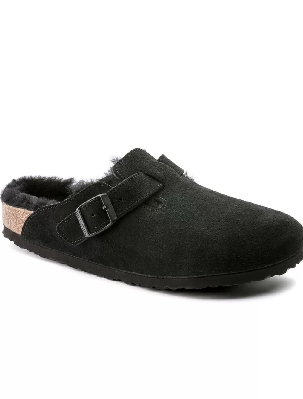 Cheap Evie Lou Boston Shearling Clog, Black