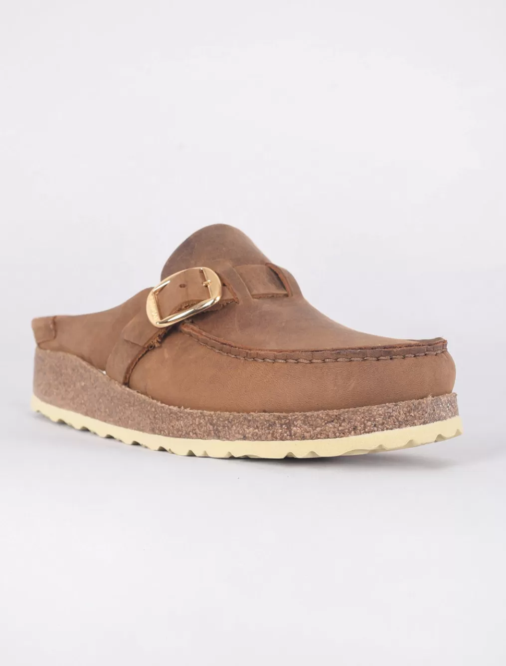 Store Evie Lou Buckley Slip-On, Cognac