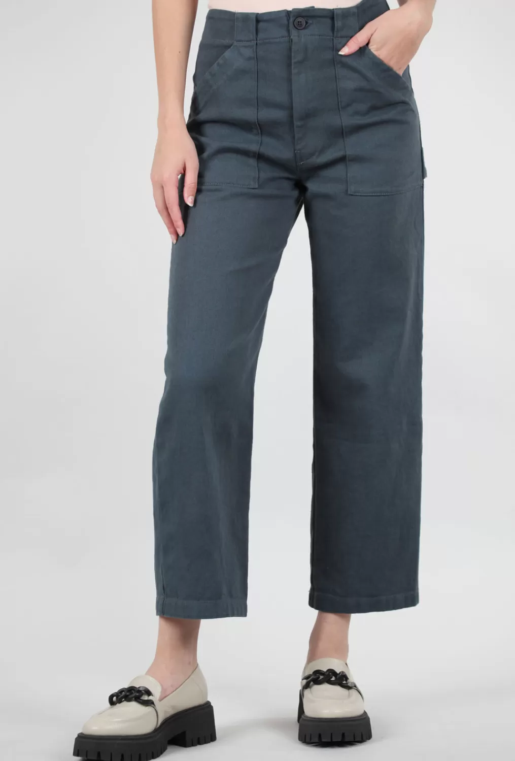 Sale Evie Lou Carpenter Pant, Atlantic