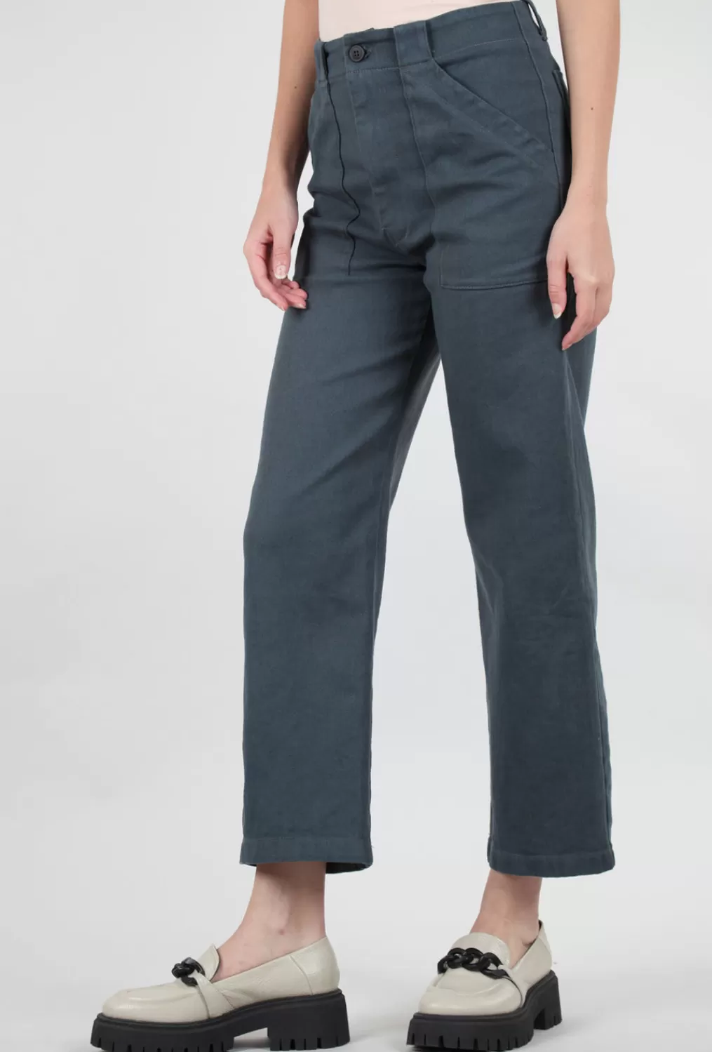 Sale Evie Lou Carpenter Pant, Atlantic