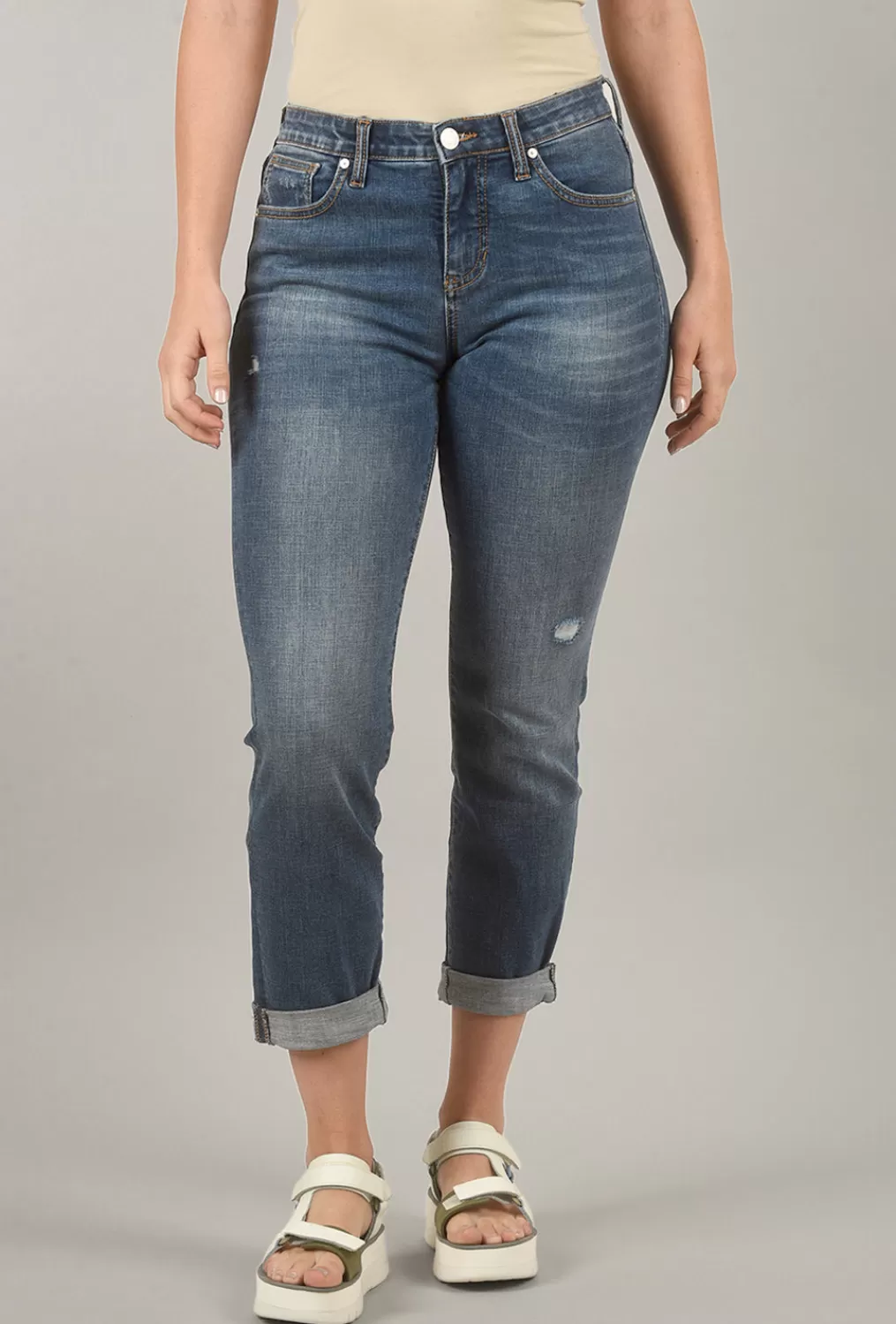 Hot Evie Lou Carter Girlfriend Jeans, Everton Blue