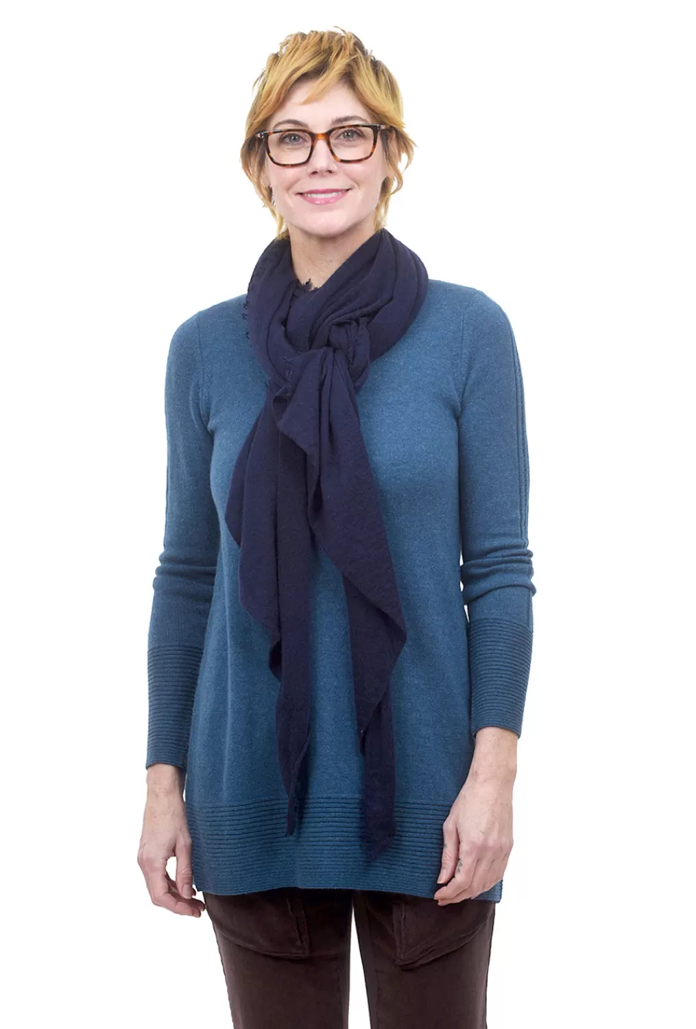 Hot Evie Lou Cashmere Love Scarf, Royal Blue