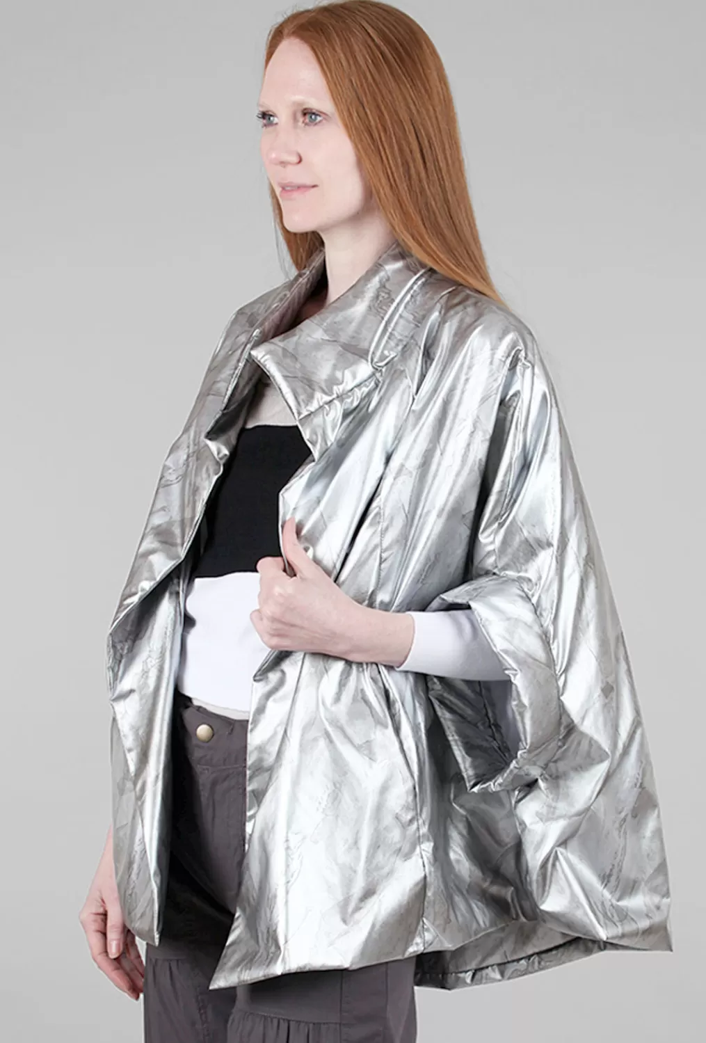 Cheap Evie Lou Chic Techno Cape, Marble