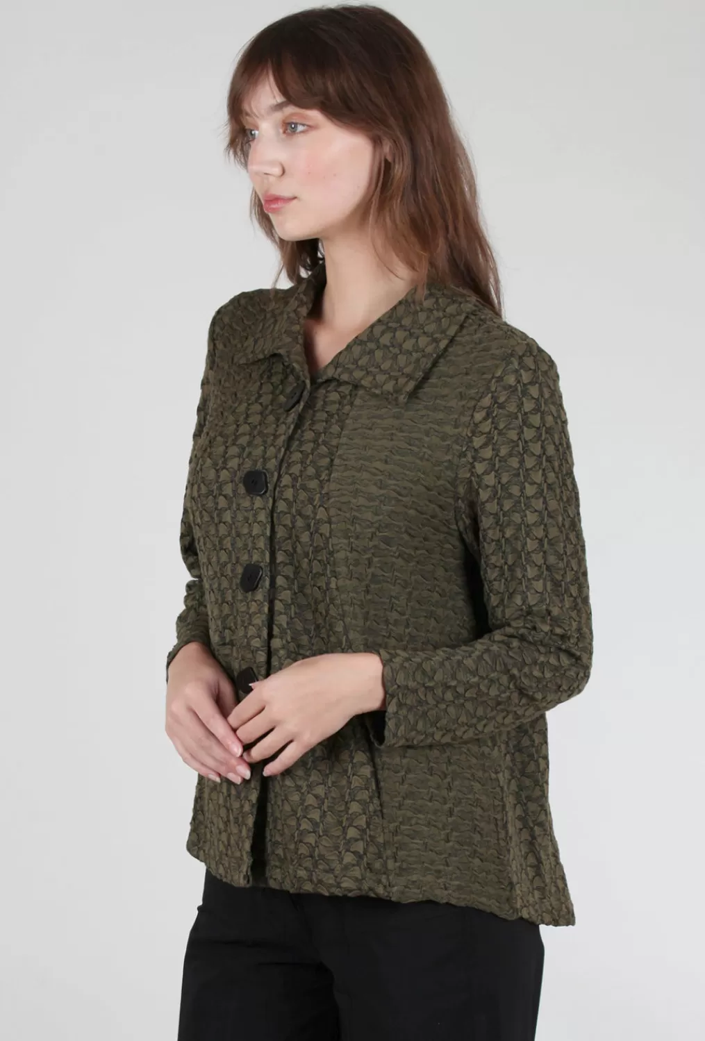 Flash Sale Evie Lou Cobblestone Pocket Jacket, Bonsai Olive