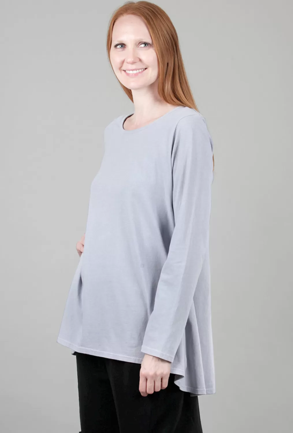 Online Evie Lou Cotton Swing Top, Cloud