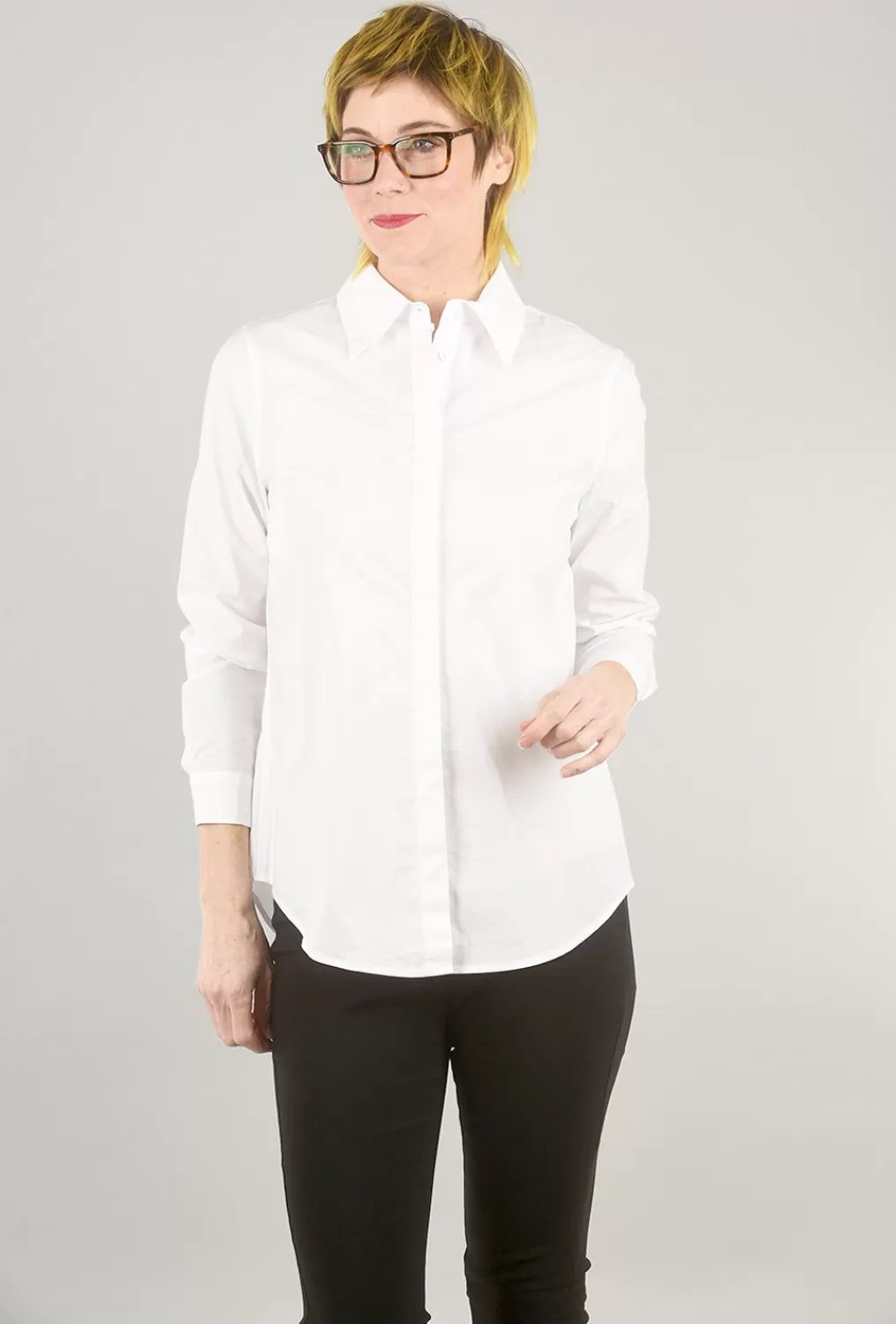 Cheap Evie Lou Crisp Lee Shirt, White