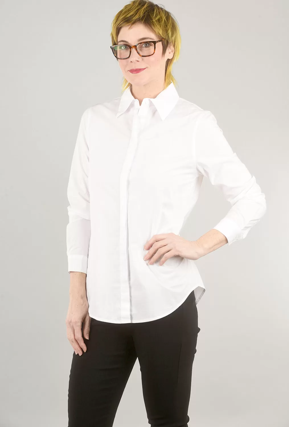 Cheap Evie Lou Crisp Lee Shirt, White