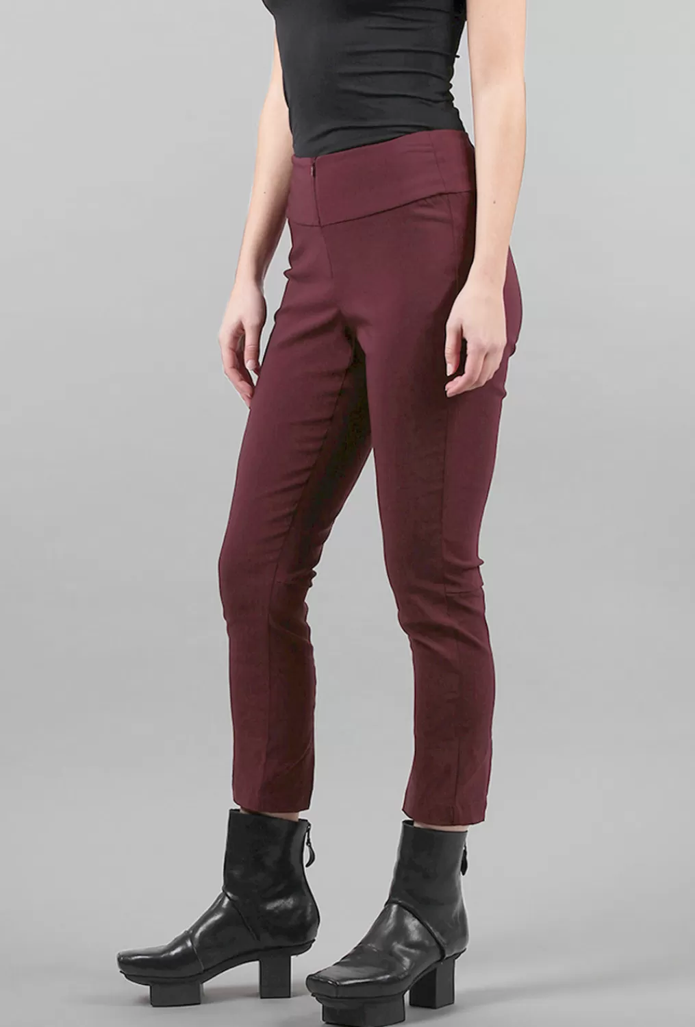 Clearance Evie Lou Cropped Hudson Pant, Rust