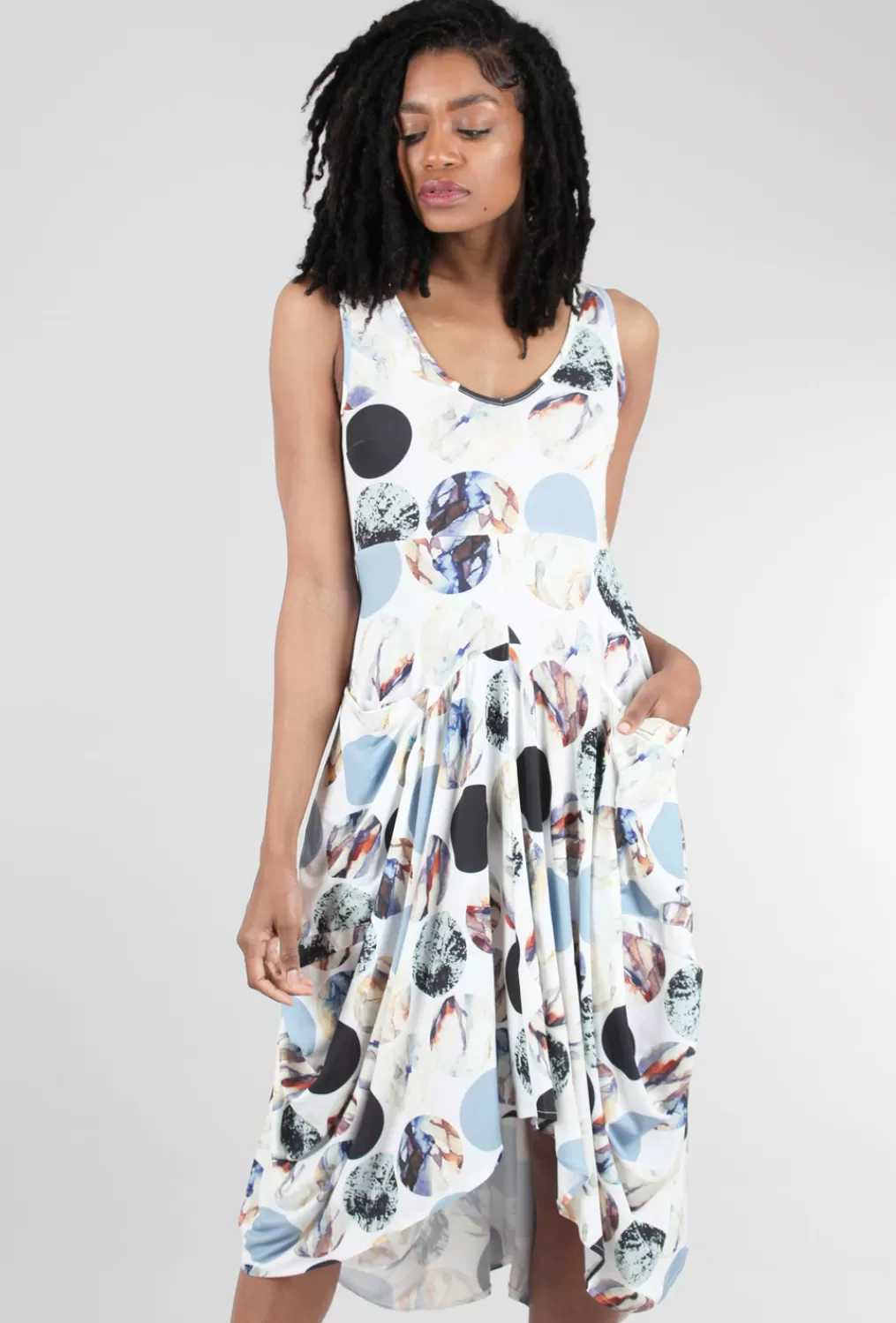 Store Evie Lou Dante Dress, White/Jupiter