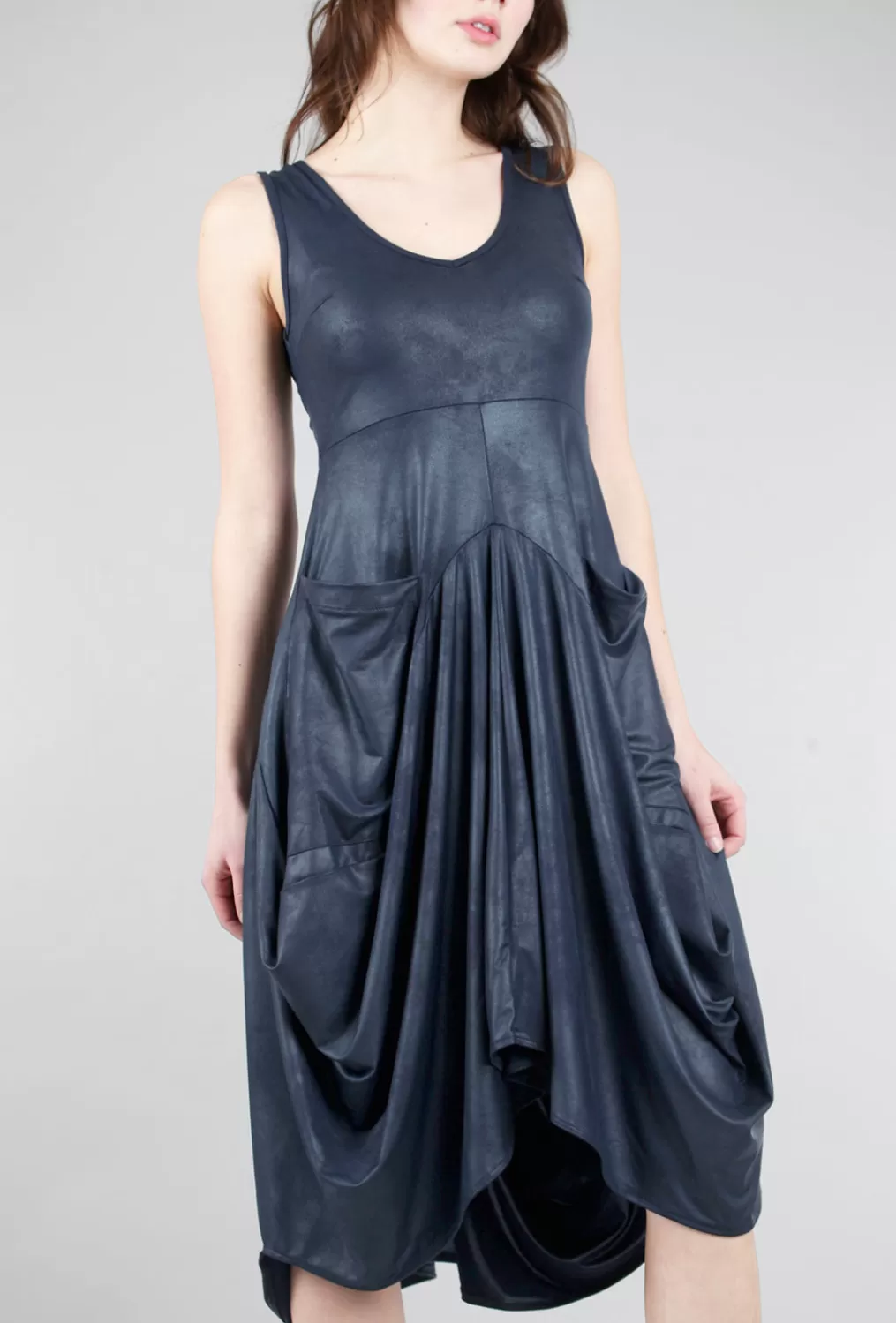 Sale Evie Lou Dante Shine Dress, Ink Vintage