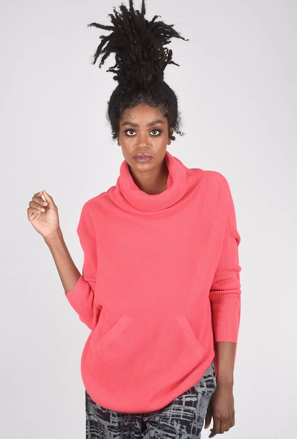 Online Evie Lou Favorite Waffle Cowl, Watermelon