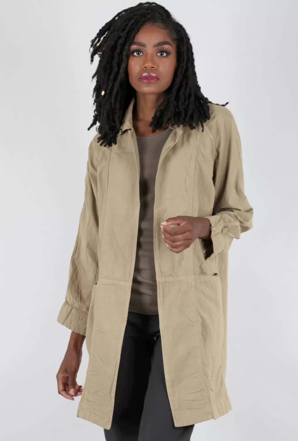 Sale Evie Lou Habitual Coat, Khaki