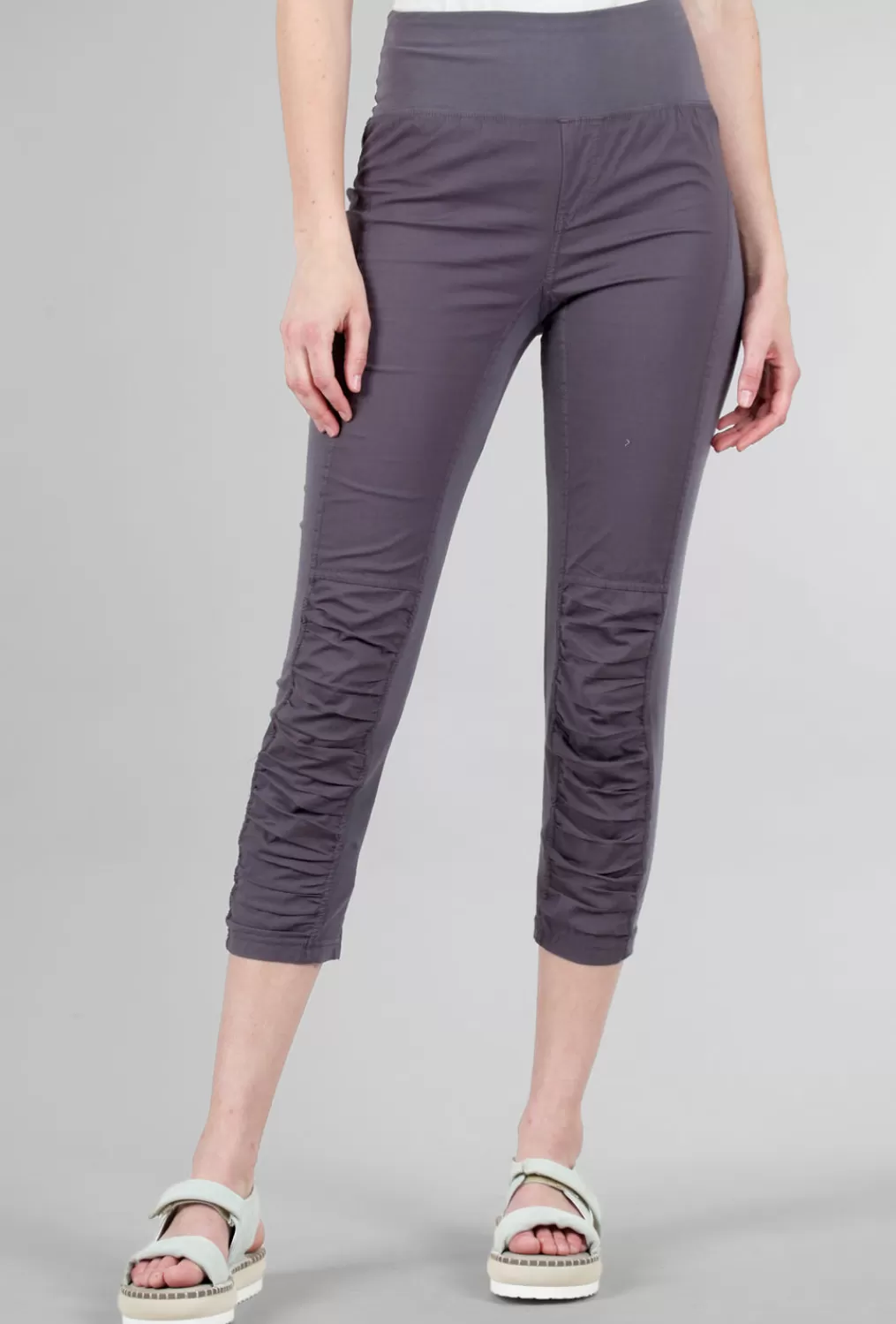 Best Sale Evie Lou High-Waist Jetter Pant, Charcoal