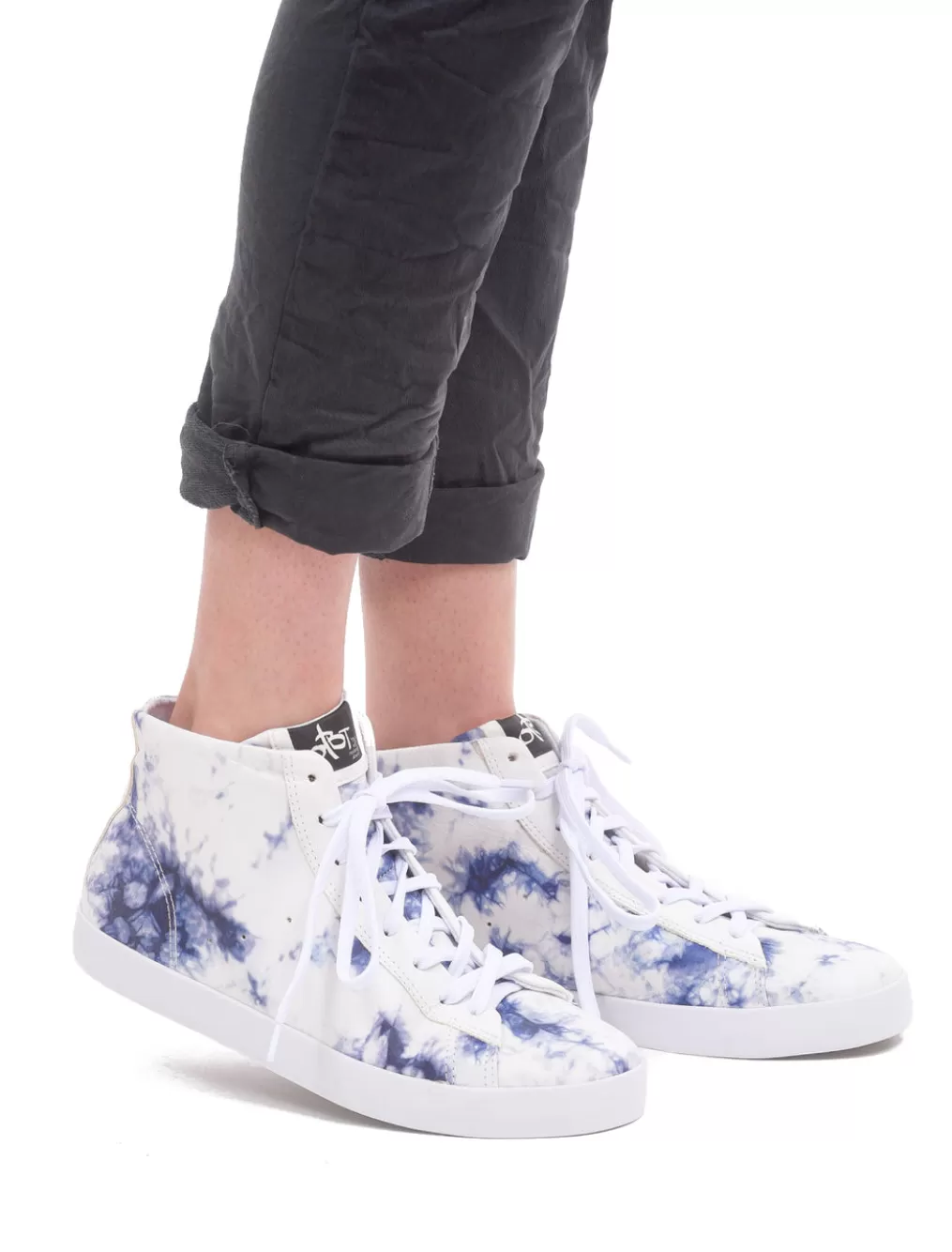 Best Sale Evie Lou Hologram Tie-Dye Sneaker, Blue