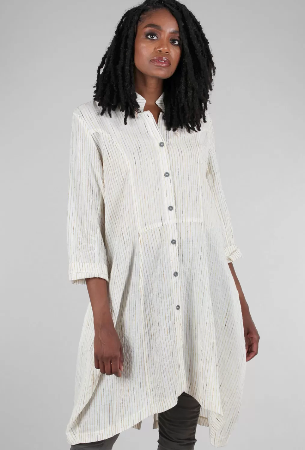 Outlet Evie Lou Imani Shirt Dress, White Shaft