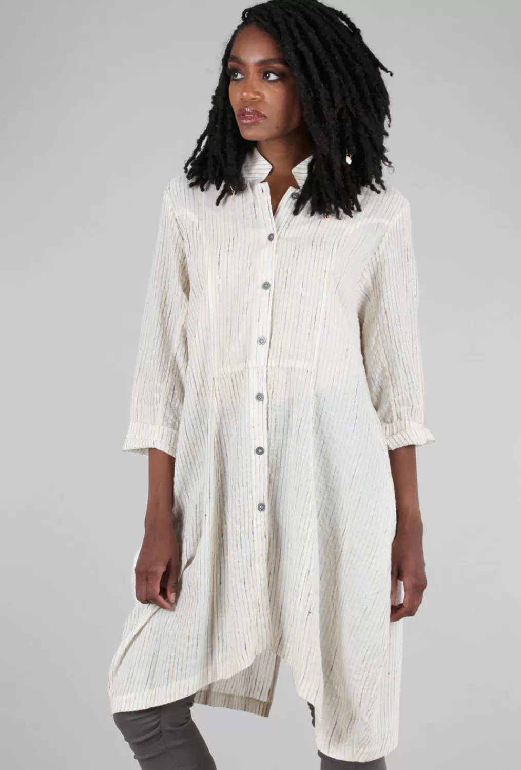 Outlet Evie Lou Imani Shirt Dress, White Shaft