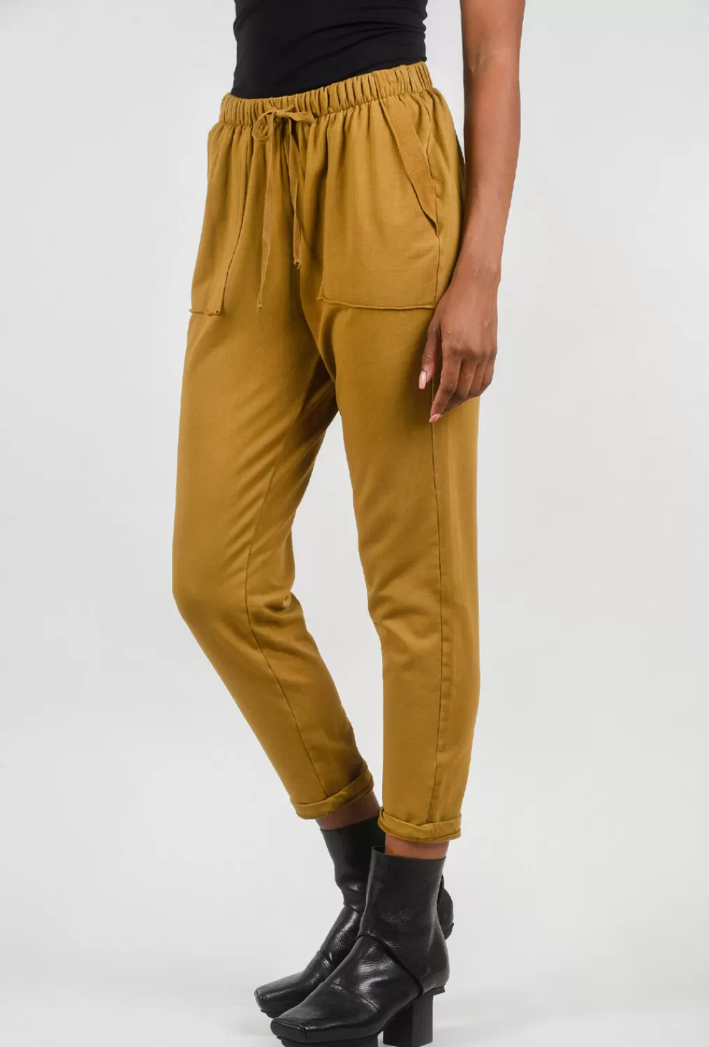 Best Evie Lou Knit Jersey Jogger, Caramel