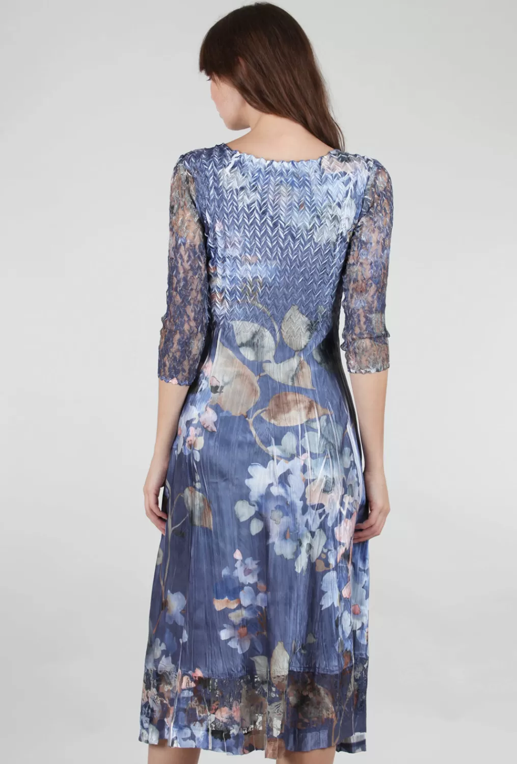 Discount Evie Lou Lace Sleeve Watercolor Dress, Blossom