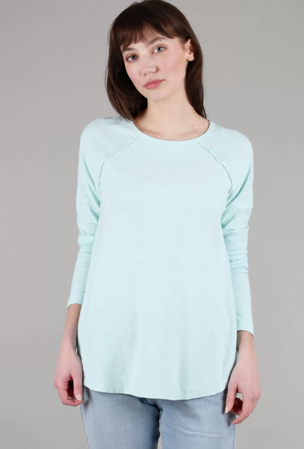 Online Evie Lou L/S Ruched Back Tee, Mente