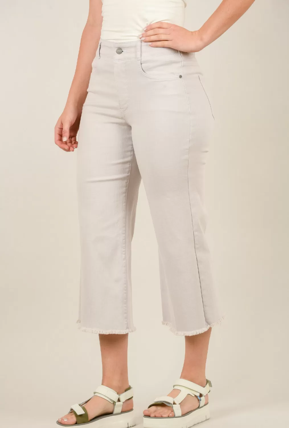 Outlet Evie Lou Major Wide Leg Capri, Roadtrip Beige