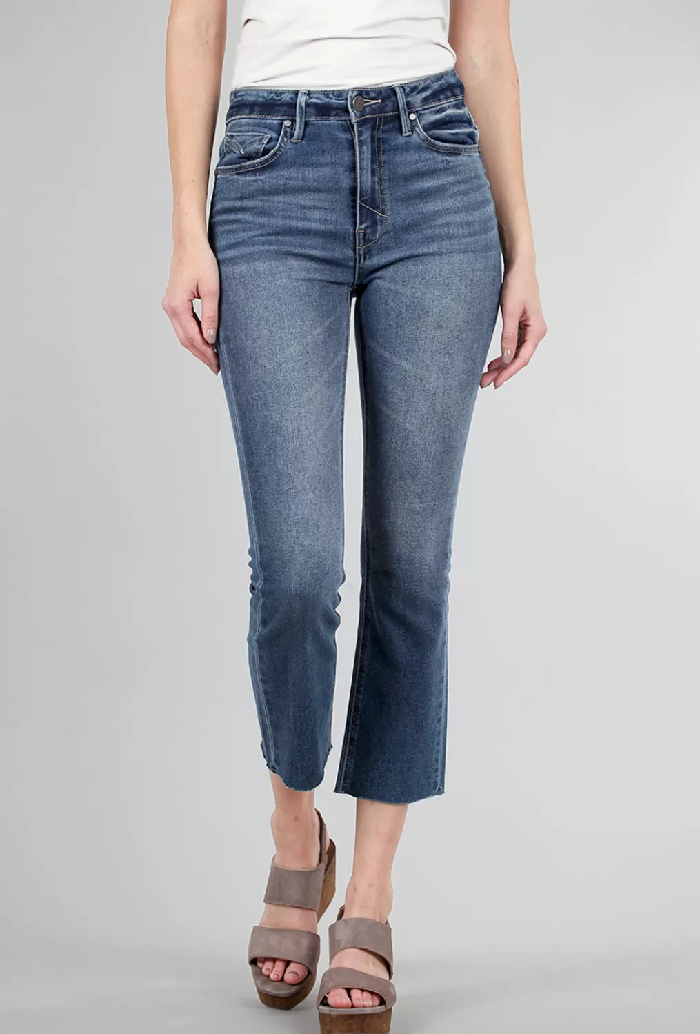 Fashion Evie Lou Marlow Demi Flare Denim, Muse