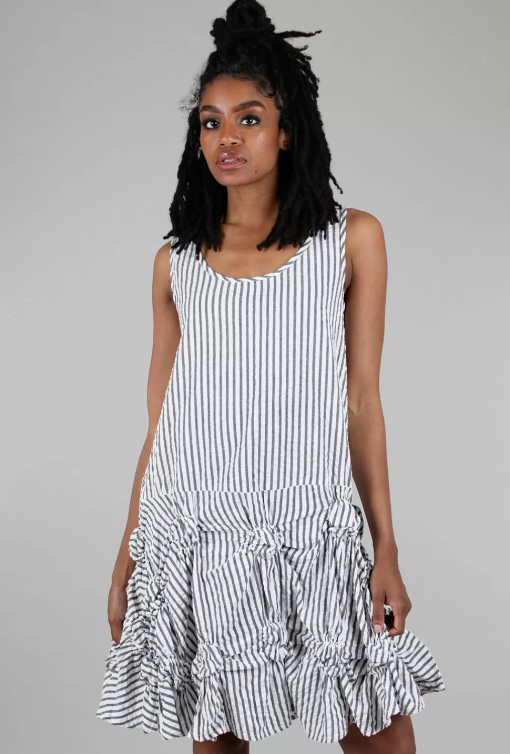 Best Evie Lou Matilda Tunic, White/Murphy Stripe