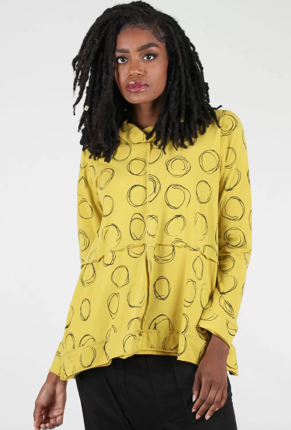 Clearance Evie Lou Mazie Sweatshirt, Moss Orbit