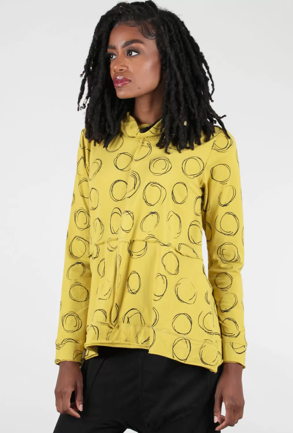 Clearance Evie Lou Mazie Sweatshirt, Moss Orbit