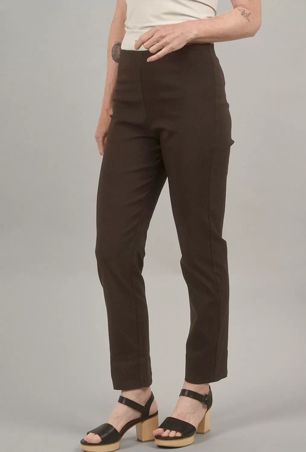 Cheap Evie Lou Milo Pant, Mink Brown