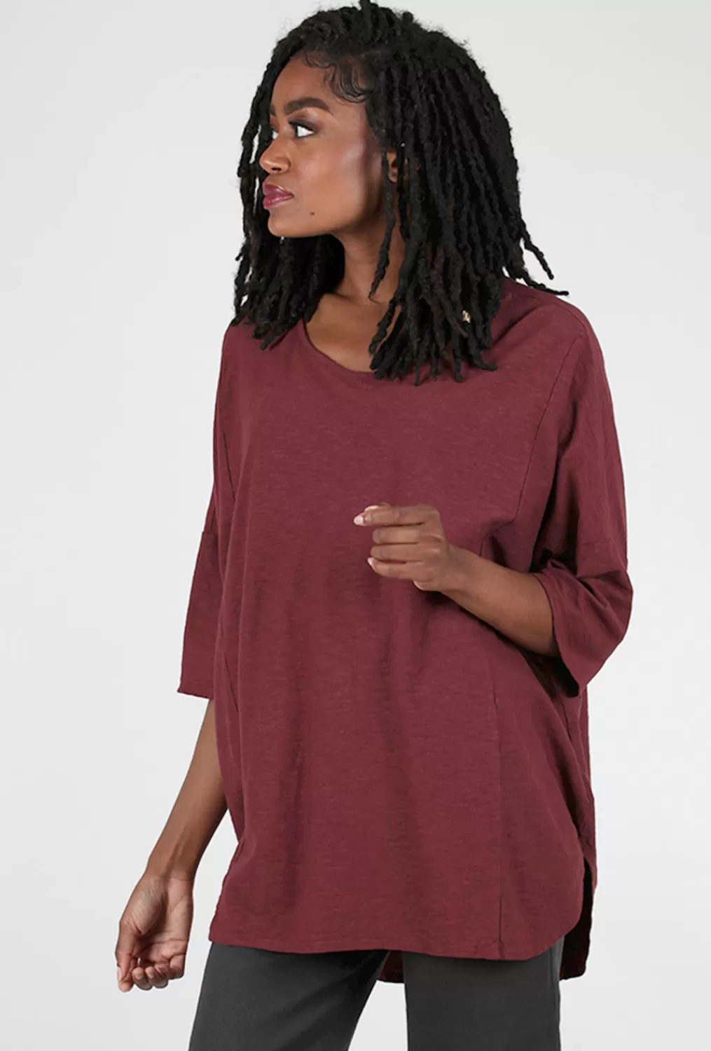 Discount Evie Lou Oversized Lcj Pullover, Barnwood