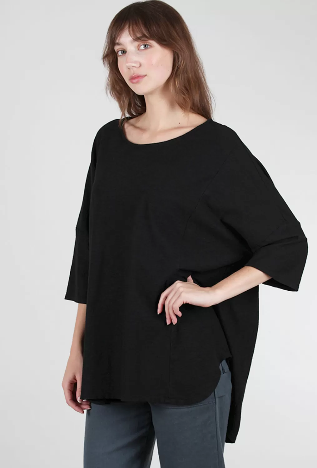 Outlet Evie Lou Oversized Lcj Pullover, Black