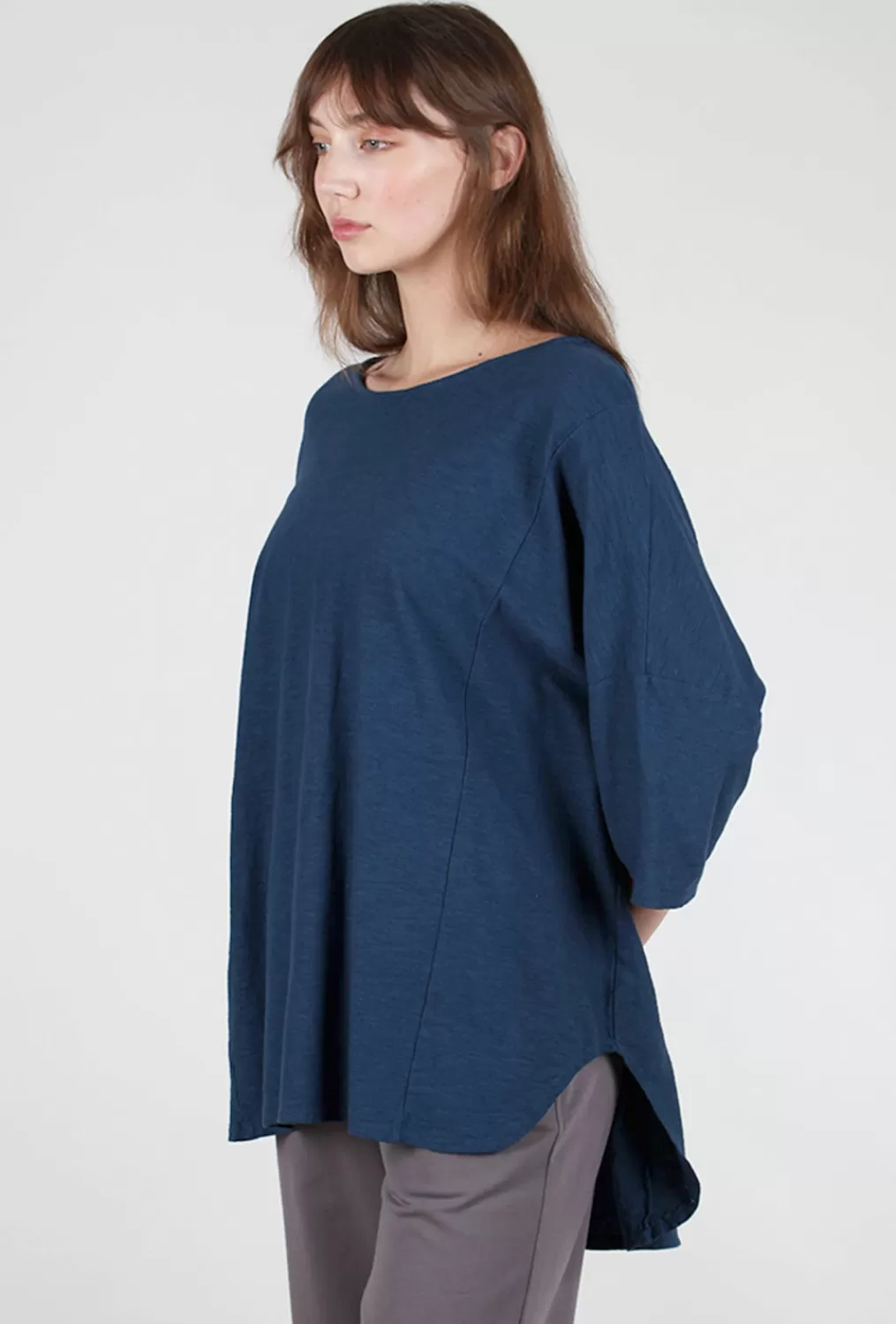 Fashion Evie Lou Oversized Lcj Pullover, Inkjet Blue