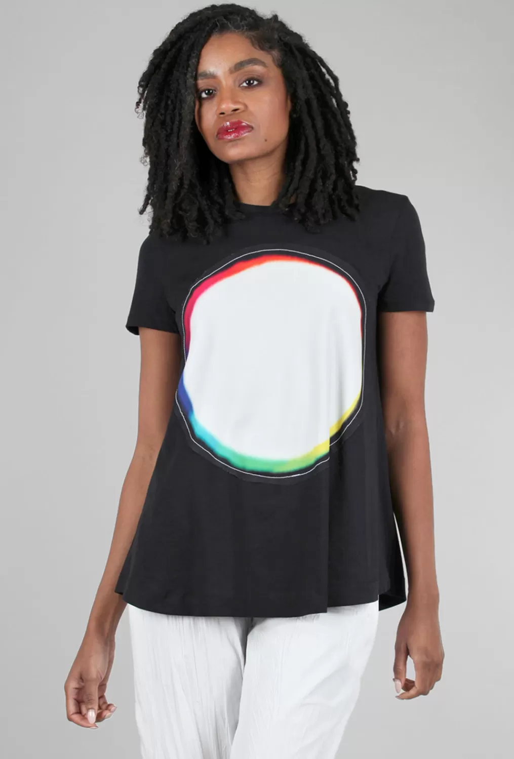 Shop Evie Lou Ozai Orbits Tee, Black